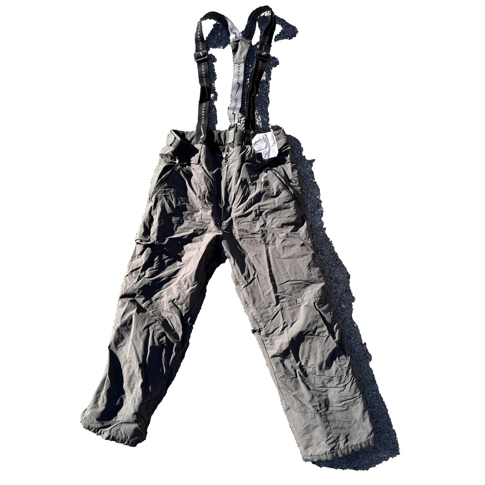 Polar Edge Snow Pants Mens 2XL‎ Gray Insulated Ski Snowboard Bib Suspenders